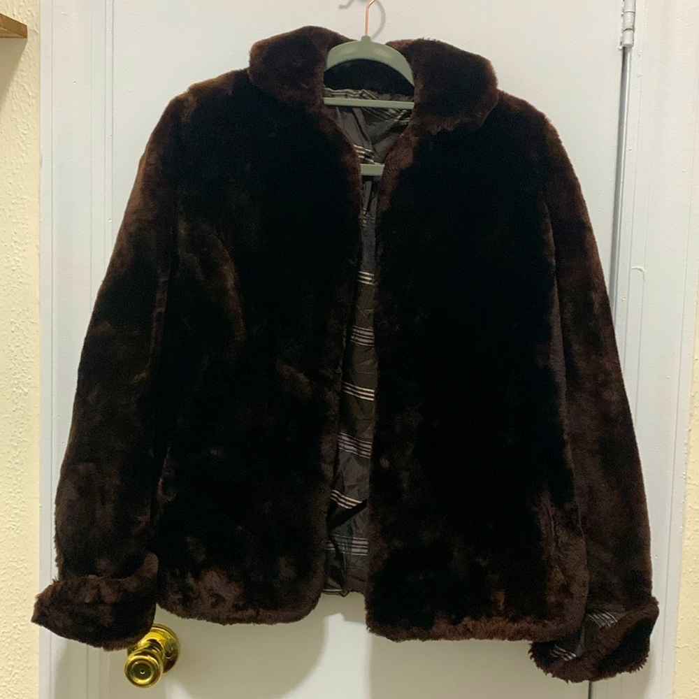 Vintage real fur coat